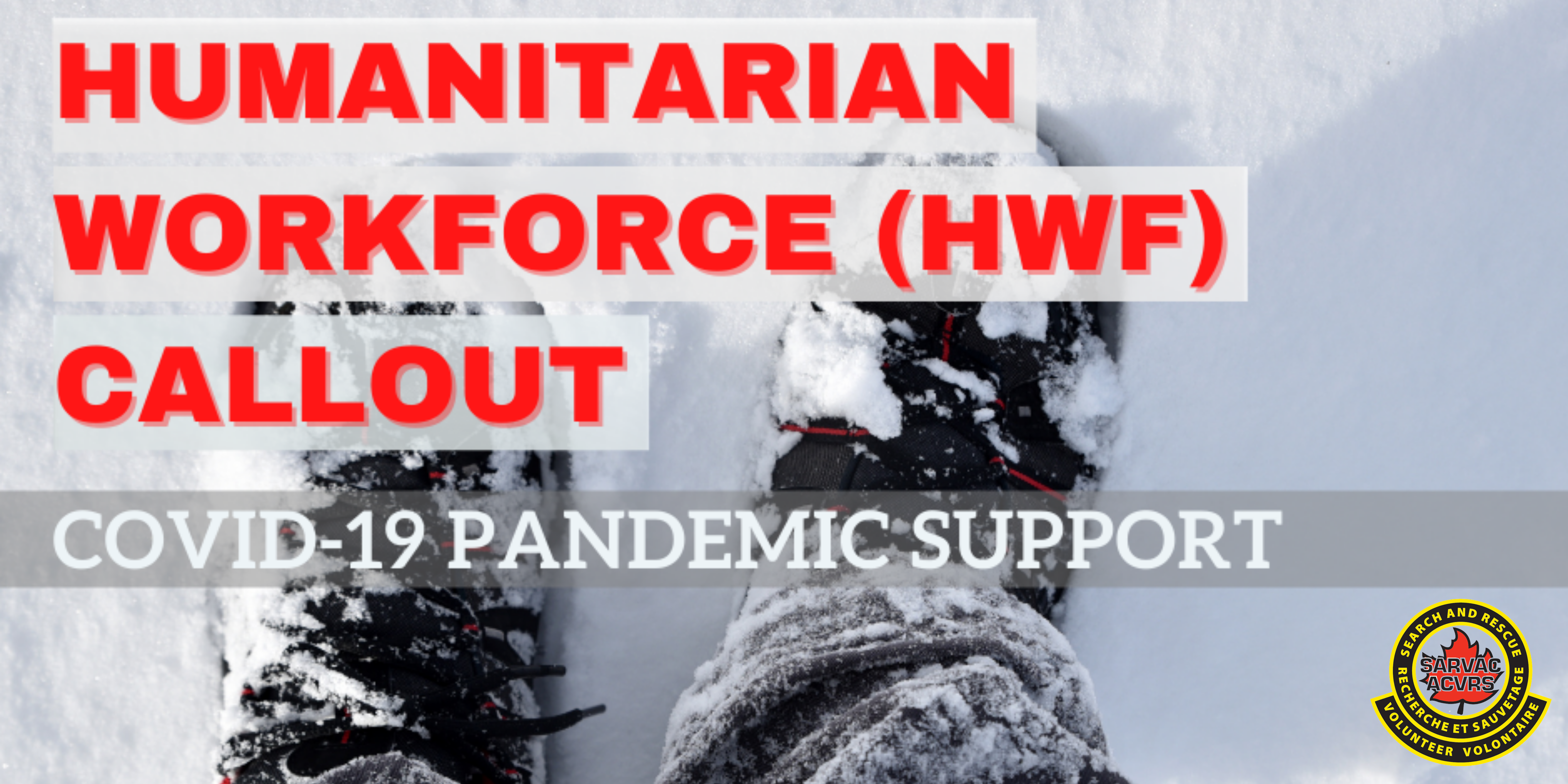 HUMANITARIAN WORKFORCE CALL-OUT: COVID-19 SUPPORT